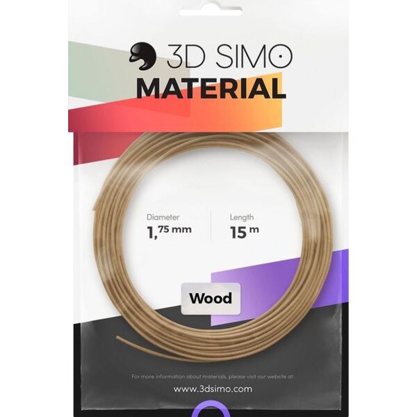 3DSimo Filament Wood brązowy (G3D3003)