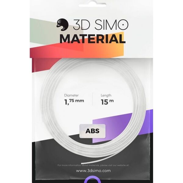 3DSimo Filament ABS Zestaw kolorów - pomarańczowa, czarna, biała (G3D3009)