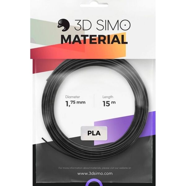 3DSimo Filament PLA Zestaw kolorów - czarny, złoty, szary (G3D3001)