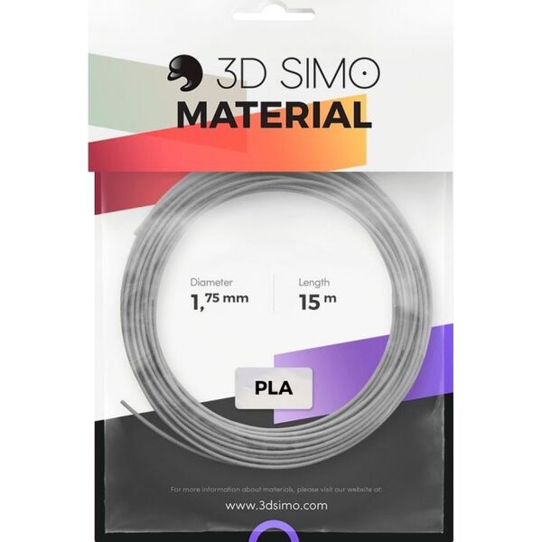 3DSimo Filament PLA Zestaw kolorów - czarny, złoty, szary (G3D3001)