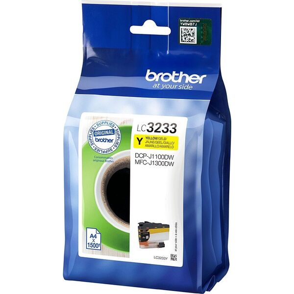 Tusz Brother toner oryginalny Tinte YE LC3233Y