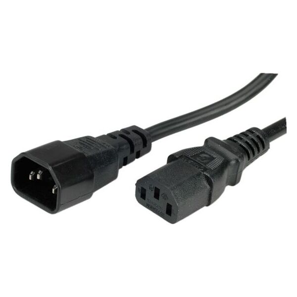 Kabel zasilający Roline ROLINE Monitor Power Cable black 0.5 m