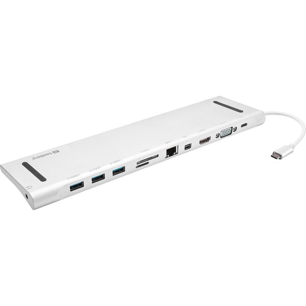 Stacja/replikator Sandberg All-in-1 Docking Station USB-C (136-23)