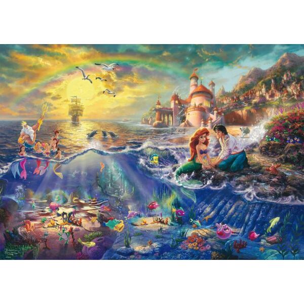Schmidt Spiele Puzzle Thomas Kinkade: Mała syrenka Ariel (59479)