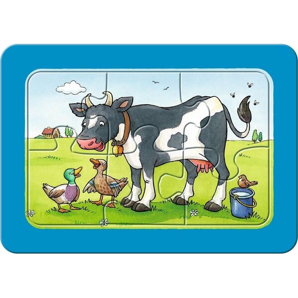 Ravensburger Układanka 3 x 6 elementów - Dobrzy przyjaciele zwierząt