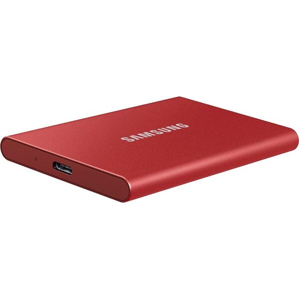 Dysk zewnętrzny SSD Samsung T7 2TB Czerwony (MU-PC2T0R/WW)