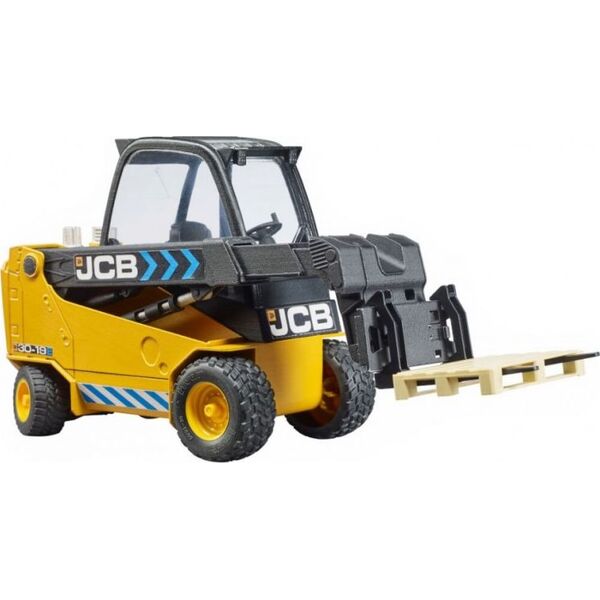 Bruder JCB Wózek z ładowaczem teleskopowym (Teletruk) plus paleta (02512)