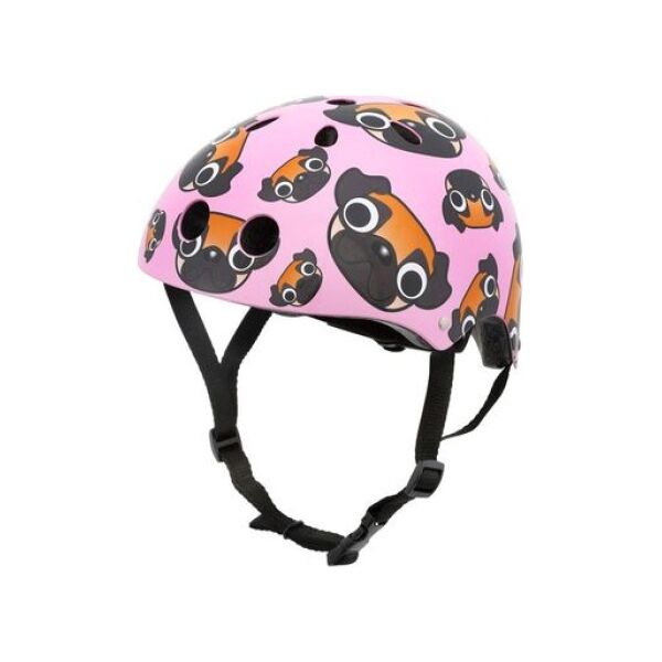 Mini Hornit Kask rowerowy Pug różowy r. 48-53cm (PUS806)