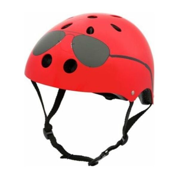 Mini Hornit Kask rowerowy Aviators czerwony r. 53-58cm (AVM909)