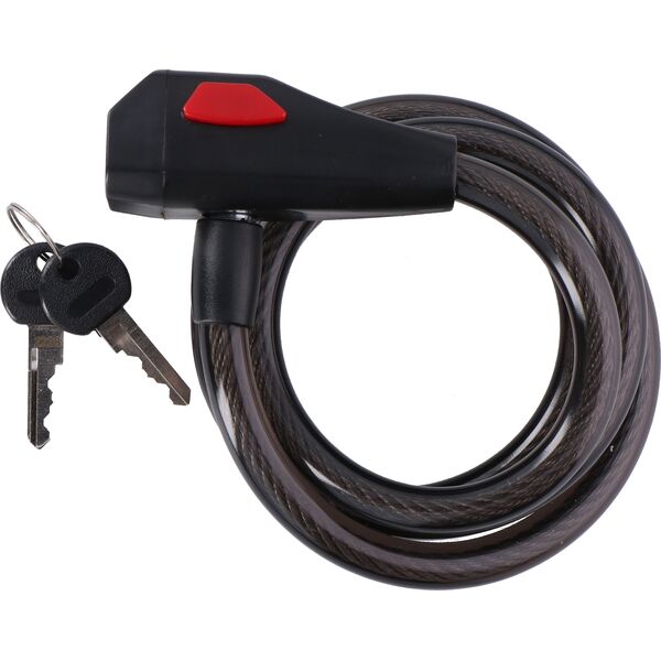 Dunlop Zapięcie rowerowe spiral cable lock 12x1500mm