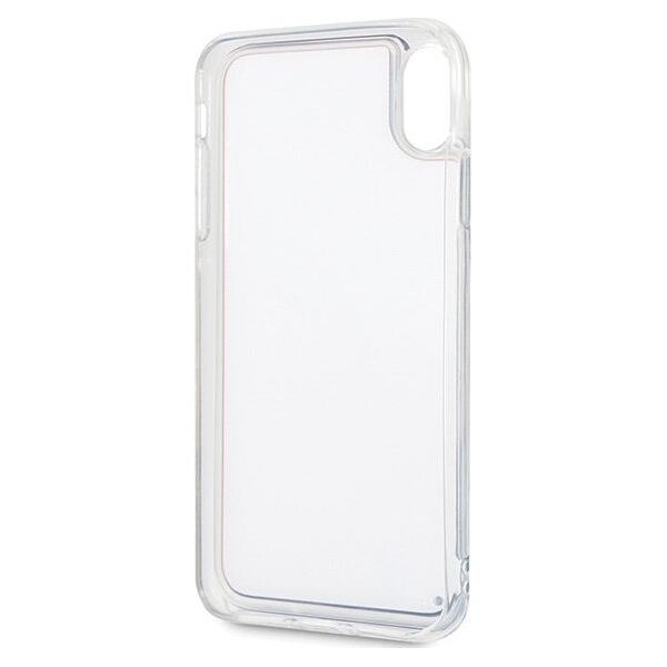 Guess Guess GUHCI65GLCRE iPhone Xs Max czerwo ny/red hard case California Glow in the dark uniwersalny
