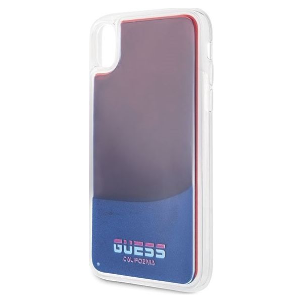 Guess Guess GUHCI61GLCRE iPhone Xr czerwony /red hard case California Glow in the dark uniwersalny