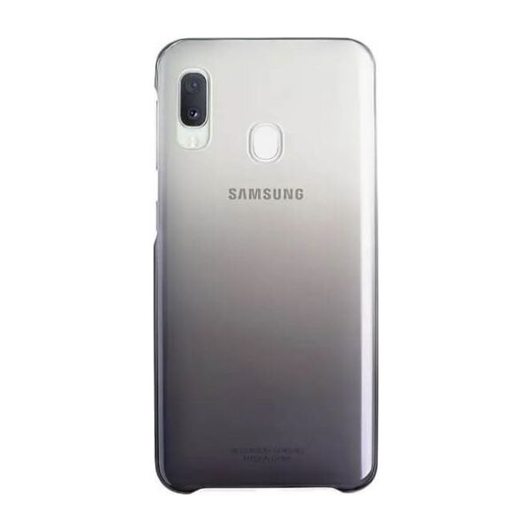 Samsung Etui Gradiation Cover Galaxy A20e czarne (EF-AA202CBEGWW)