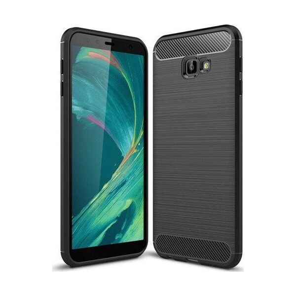 CASE ETUI CARBON LUX CZARNY SAMSUNG GALAXY J4 2018 standard