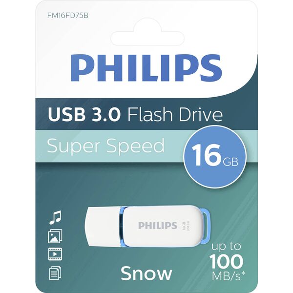 Pendrive Philips Snow Edition 3.0, 16 GB  (FM16FD75B/10)