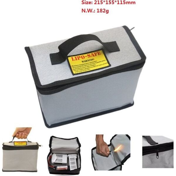MicroSpareparts Mobile Ognioodporna torba na zużyte baterie (MOBX-TOOLS-061)
