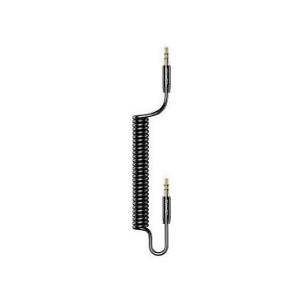 Kabel Usams Jack 3.5mm - Jack 3.5mm 1.2m czarny (63655-uniw)