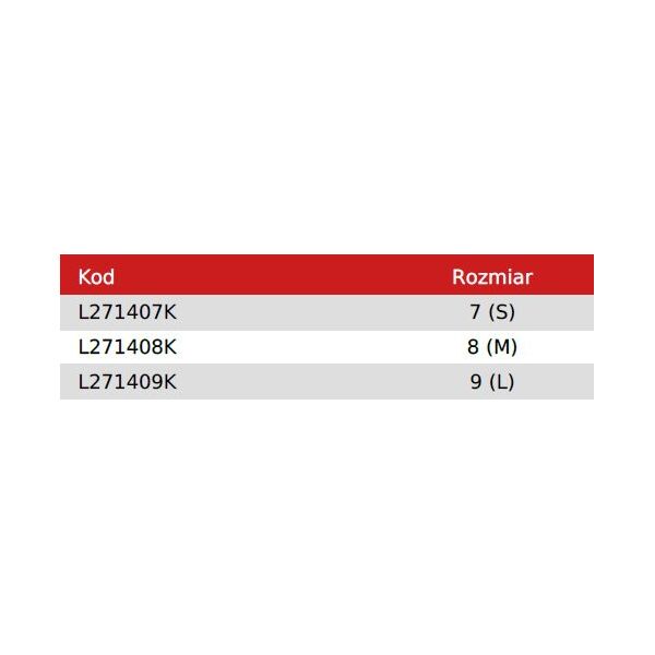 Lahti Pro Rękawice ze Skóry Syntetycznej Różowe 8 (L271408K)