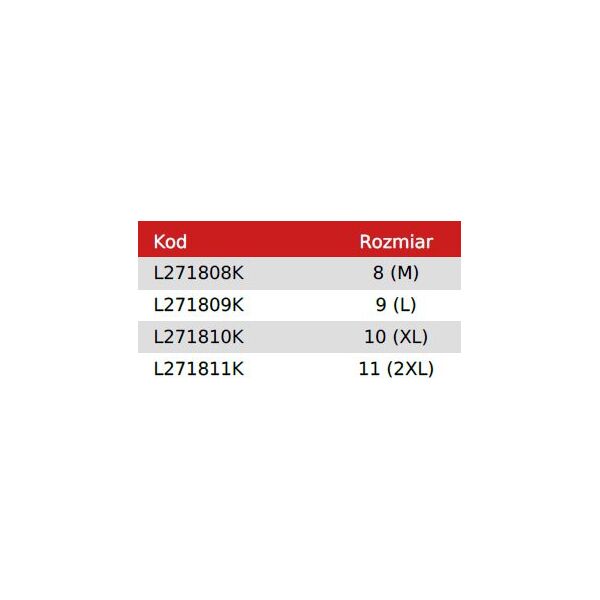 Lahti Pro Rękawice ze Skóry Czarno-żółte 8 (L271808K)