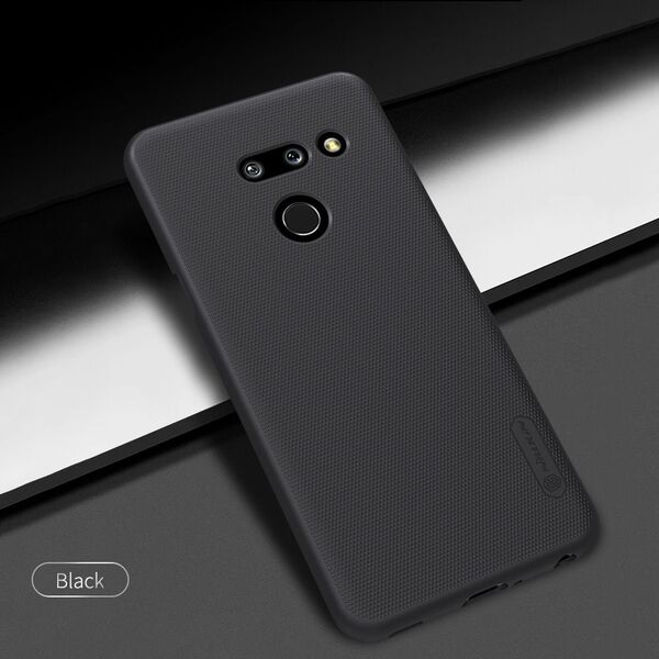 Nillkin Etui Nillkin Frosted Shield LG G8 ThinQ - Black uniwersalny