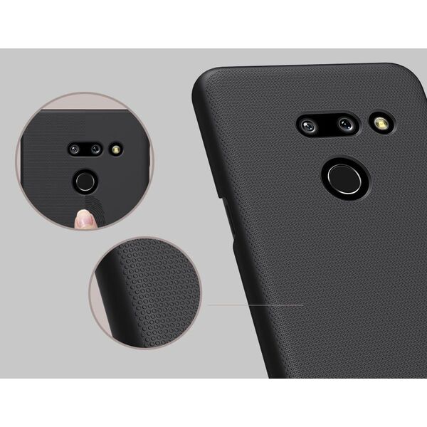 Nillkin Etui Nillkin Frosted Shield LG G8 ThinQ - Black uniwersalny