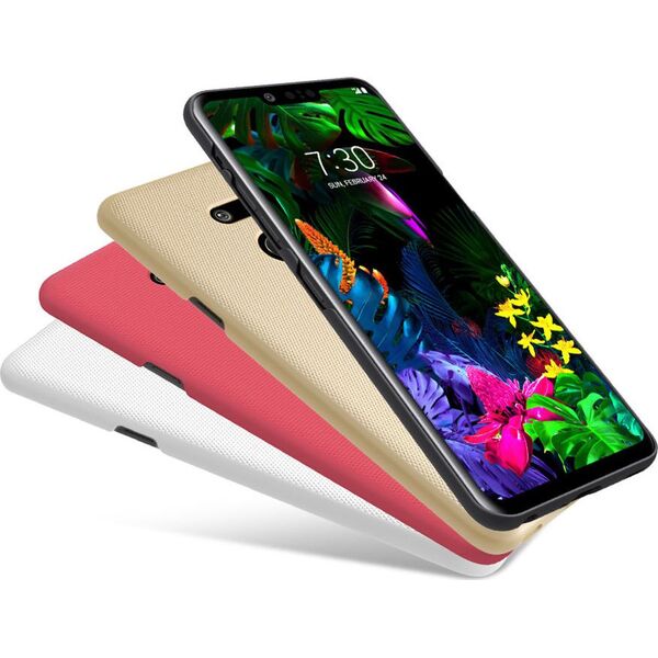 Nillkin Etui Nillkin Frosted Shield LG G8 ThinQ - Black uniwersalny