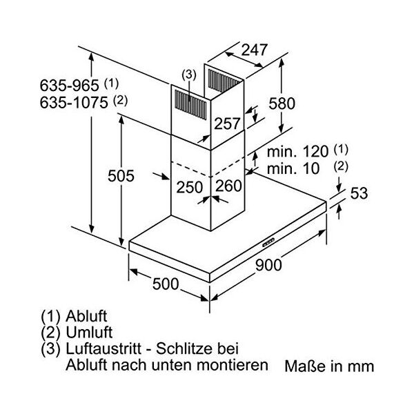 Okap Bosch DWB96BC50