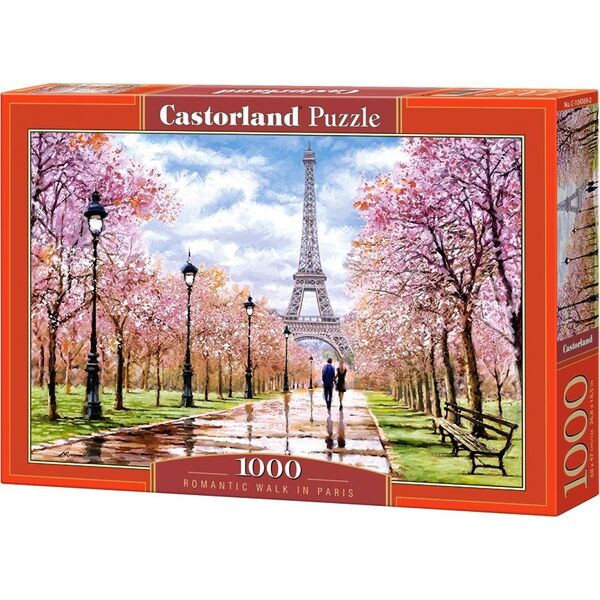 Castorland Puzzle Romantic Walk in Paris 1000 elementów