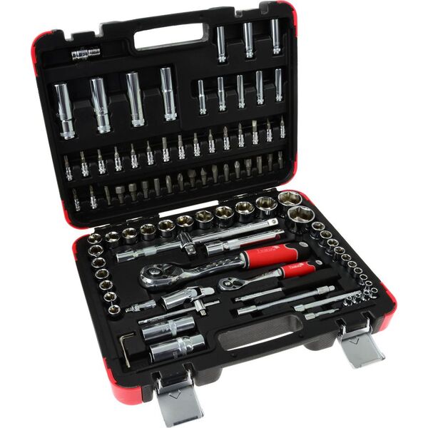 Geko Zestaw profesjonalnych kluczy nasadowych 94el. 1/4"-1/2" 25GW (4)