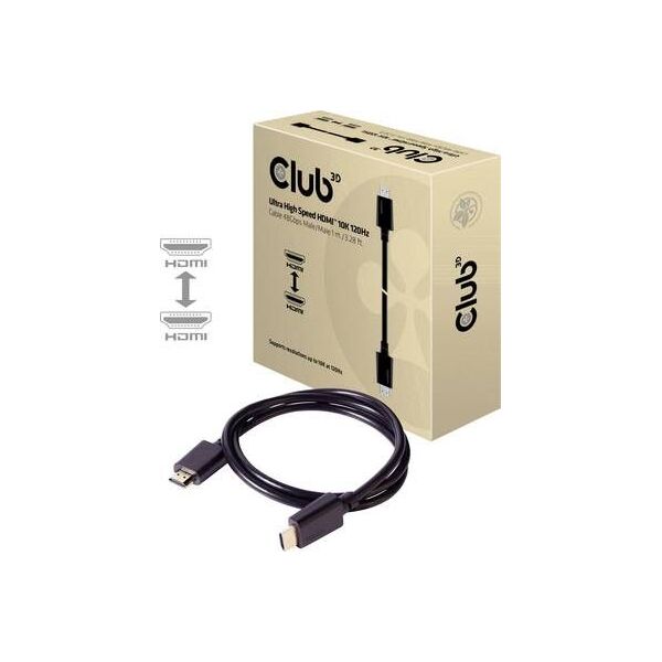 Kabel Club 3D HDMI - HDMI 2m czarny (CAC-1372)