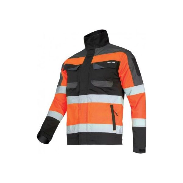 Lahti Pro Kurtka Ostrzegawcza Czarno-pomarańczowa 3XL (L4041206)