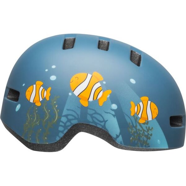 Bell Kask dziecięcy Lil Ripper clown fish matte gray blue r. S (48–55 cm) (BEL-7104366)