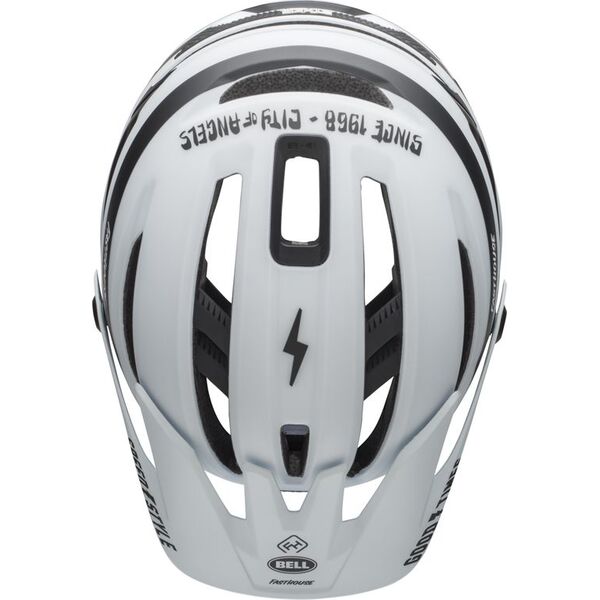 Bell Kask mtb Sixer Integrated Mips fasthouse stripes matte white black r. L (58-62 cm) (BEL-71015)