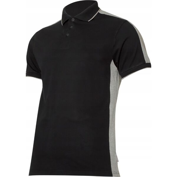 Lahti Pro Koszulka męska Polo 190g/m2 Czarno-szara r. XL
