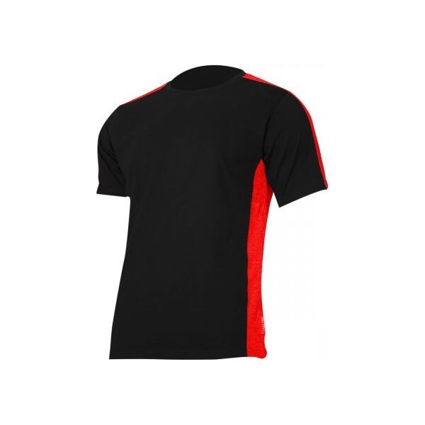 Lahti Pro Koszulka T-shirt 180G/M2, Czarno-czerwona 3XL (L4022706)