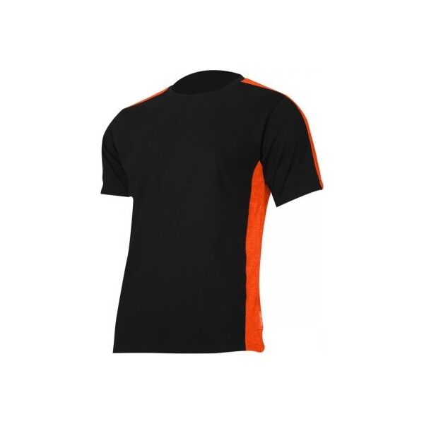 Lahti Pro Koszulka T-shirt 180G/M2, Czarno-pomarańczowa 3XL (L4023006)