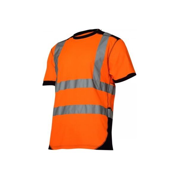 Lahti Pro Koszulka T-shirt Ostrzegawcza, Pomarańczowo-czarna 2XL (L4022605)