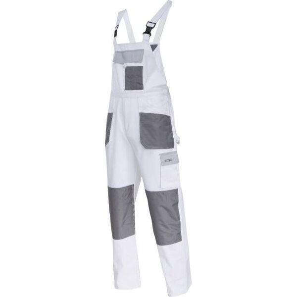 Lahti Pro Ogrodniczki Biało-szare 100% Bawełna XL/56 (L4061256)