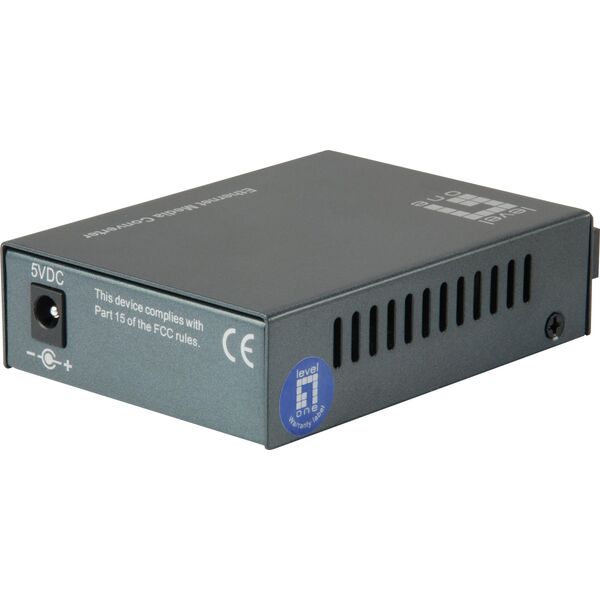 Konwerter światłowodowy LevelOne Media Konverter FVT-1106 RJ45>SC SM 120km