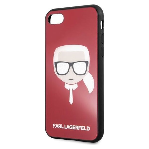 Karl Lagerfeld Etui KLHCPXDLHRE iPhone X/Xs czerwone