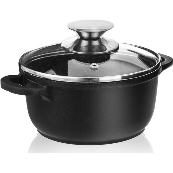 Orion Garnek GRANITOWY 16 cm indukcja GRANDE 1,4L ORION uniwersalny