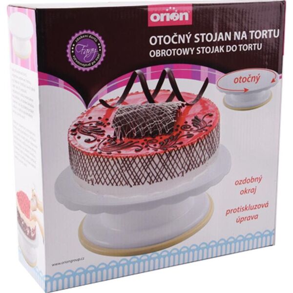 Orion Patera obrotowa do dekoracji ciast tortów 28 cm uniwersalny