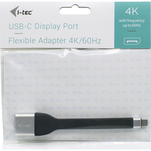 Adapter USB I-TEC USB-C - DisplayPort Srebrny  (C31FLATDP60HZ)