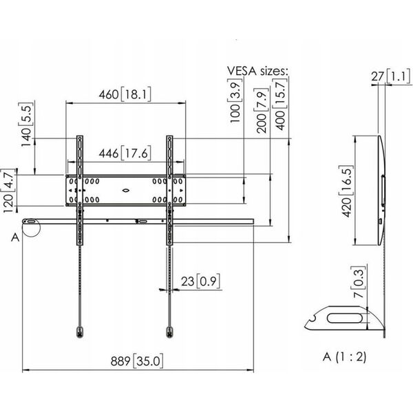 Vogels PFW 4500 WALLMOUNT FLAT