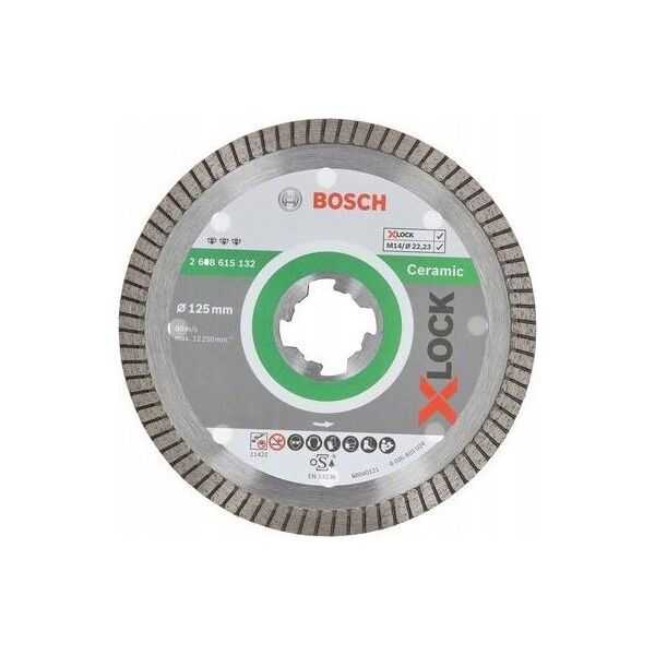Bosch X-LOCK tarcza diamentowa do ceramiki 125mm (2608615132)