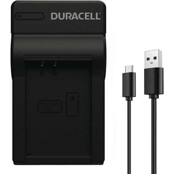 Ładowarka do aparatu Duracell Duracell Charger with USB Cable for DRCE12/LP-E12