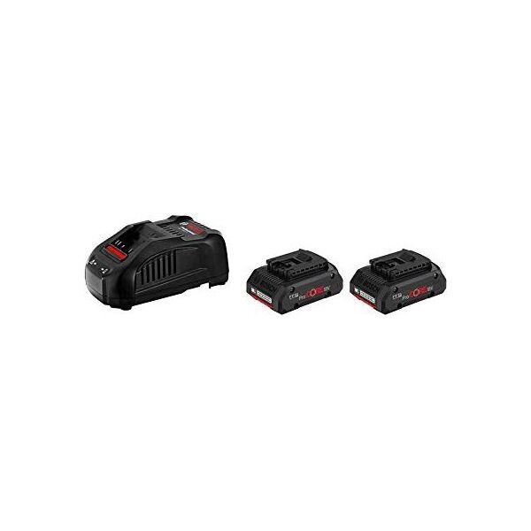 Bosch Bosch Starter Set: 2xProCORE18V 4.0Ah + GA - 1600A016GF