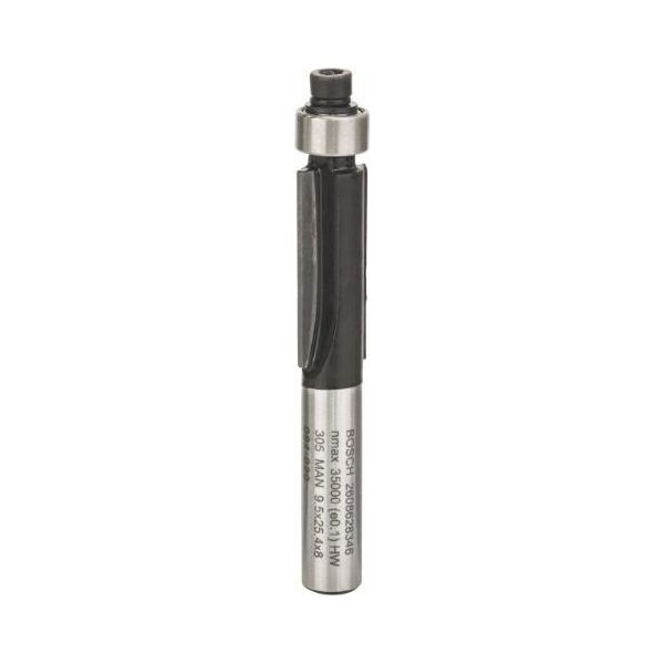 Bosch Bosch Flush Milling Cutters Standard for Wood, 8mm x 9.5mm x 68mm