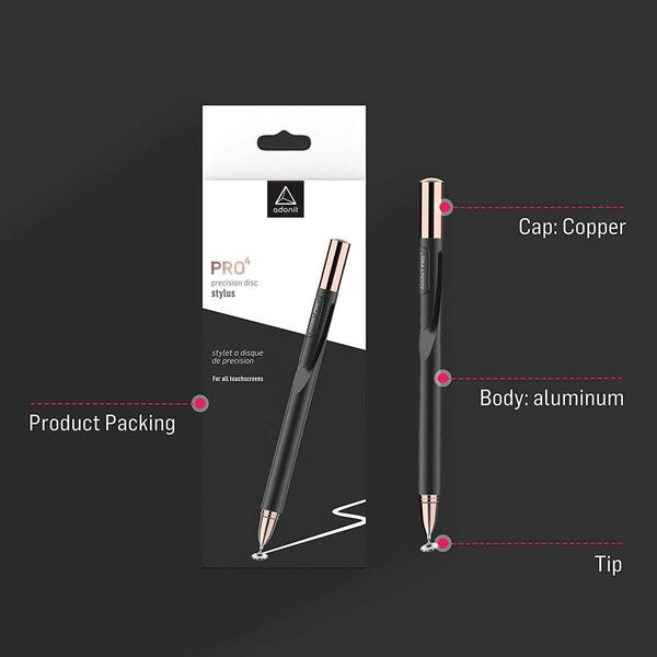 Rysik Adonit Stylus Jot Pro 4 Czarny