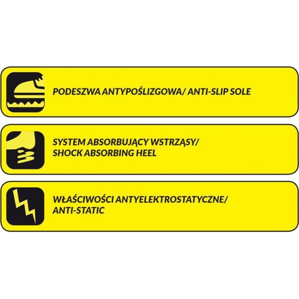 Dedra półbuty zawodowe M3 sport, rozmiar 46, kategoria O1 SRC (BH9M3Z-46)